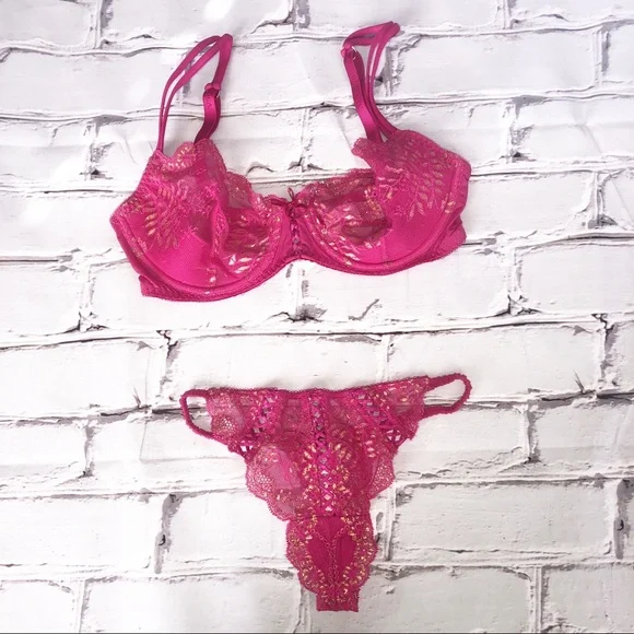 Victoria’s Secret pink unlined Demi bra size 34D - Picture 4 of 4